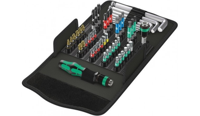 Wera Kraftform Kompakt 100 bit and L-Key set 52pcs