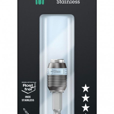 Rapidaptor stainless 1/4" bit holder WERA, 50mm