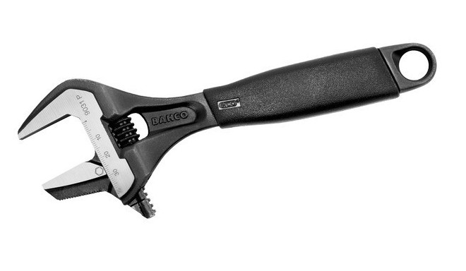 Adjustable wrench with reversible jaws 218mm max 39mm ERGO