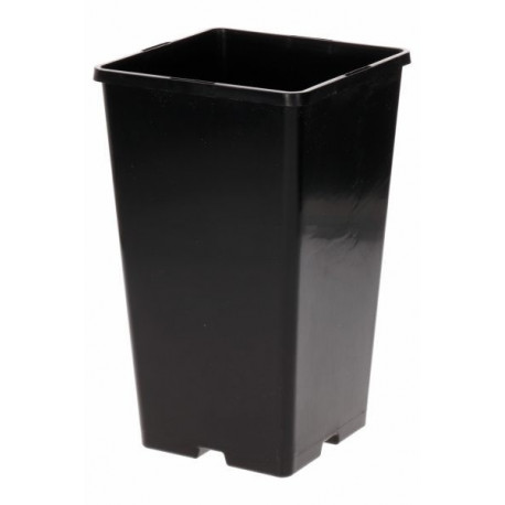 High square plant pot for roses and grapes 3L 137x137x230mm