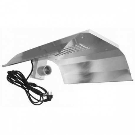 Reflector reinforced and wired smooth reflective surface Superplant 50x40cm E40 1000w max