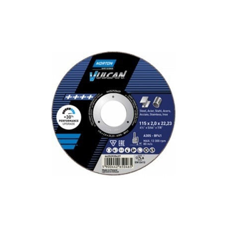 Cutting disc Norton Vulcan 41-230x2.0x22.23 A30S