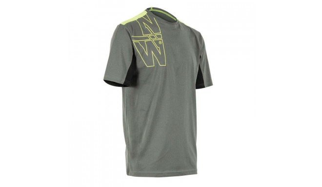 Work T-shirt North Ways Peter 1210, khaki/fluo yellow, size XL