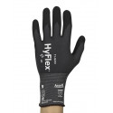 Apsauginės pirštinės Ansell HyFlex 11-840, 9 dydis, itin plonos, nailonas, spandex. Nitrilo putų del