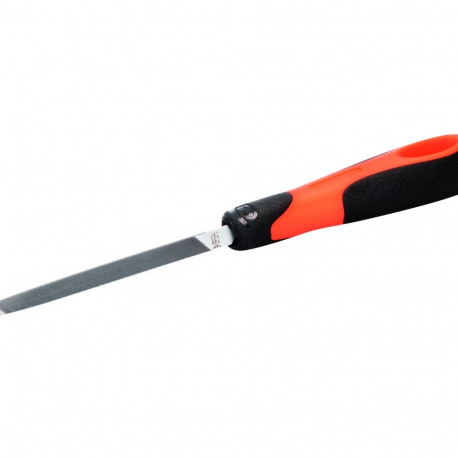 Triangular saw sharpening file 5" 125mm second cut with handle