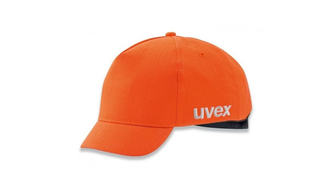 Apsauginė kepurėlė su vidiniu kiautu Uvex U-cap hi-viz Oranžinė 55-59 cms trumpas snapelis