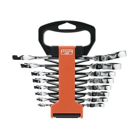 Set of ratchet combination wrenches 41RM 8-19mm 8 pcs