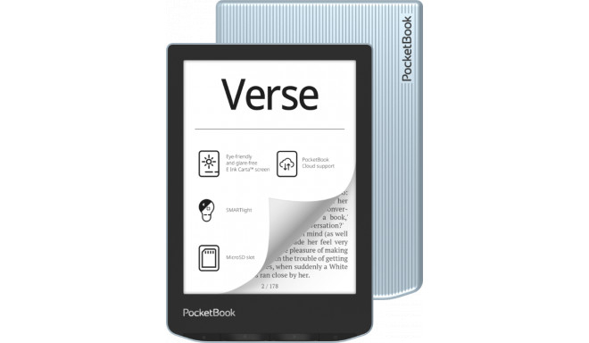 PocketBook e-reader Verse 6" 8GB, bright blue