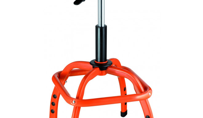 Cushioned pneumatic workshop stool with adjustable height 635-755mm Ø 355 mm max 136kg