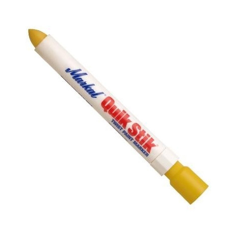 Solid paint marker Markal Quik Stik Paintstik 17mm, yellow