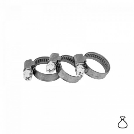 Stainless zebra hose clamp BRADAS 12-22mm