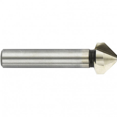 Countersink 90°, ØD 12,4 mm, shank 8 mm, HSS-E5. Bright, uncoated.