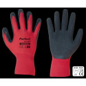 Gloves PERFECT GRIP RED latex, size 9