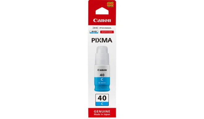 Canon GI-40 C (3400C001) Ink Refill Bottle, Cyan