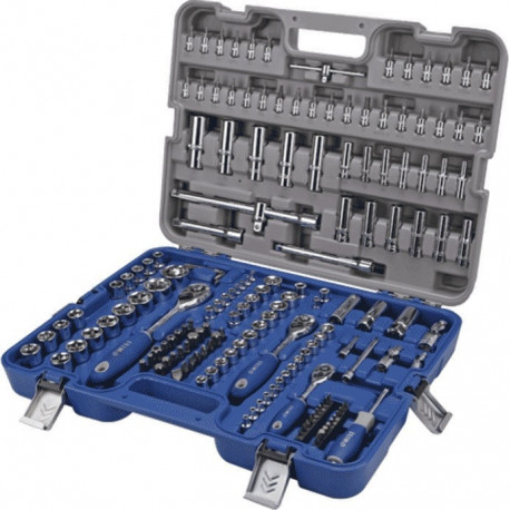 Padrunite (4-32mm lühikesed ja 4-22mm pikad) ja padrunotsakute kmpl 172 osa 1/4", 3/8" ja 1/2" Irimo