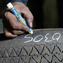 Marker Markal Tyre W12.7mm, white