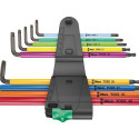 Wera L-key set multicolour XL for TORX screws, long version 967/9 TX XL