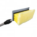 Brush + squeegee for washing with a valve - telescope, length: 104-169cm