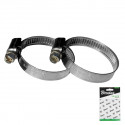 Stainless zebra hose clamp BRADAS 20-32mm