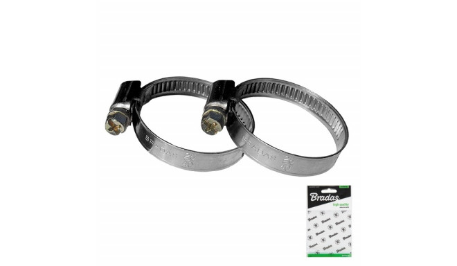Stainless zebra hose clamp BRADAS 20-32mm