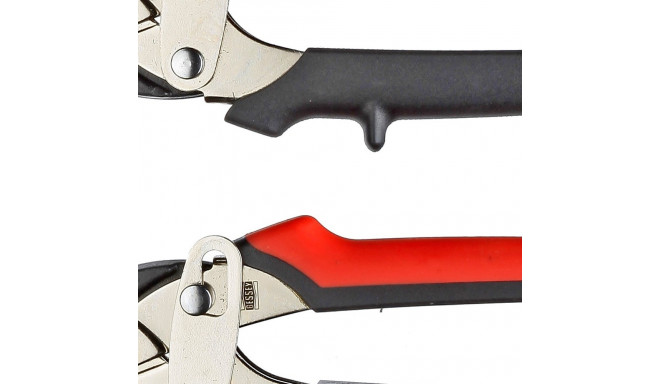 Offset cutting snips Freund Mini 180mm HRC 61 (left)