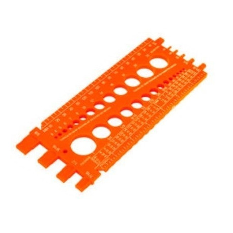 Bolt and nut gauge 225mm (diam, length, thread) Truper®