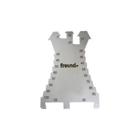 Freund Marking Plate / Cutter 01132000, 5-100mm (Step 5mm)