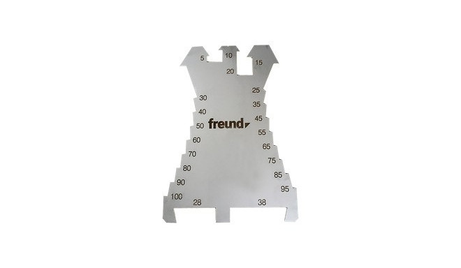 Freund Marking Plate / Cutter 01132000, 5-100mm (Step 5mm)