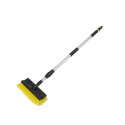 Car washing brush, telescope 180cm, with valve.