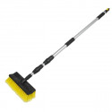 Car washing brush NEW PROFI, telescope 250cm, short valve