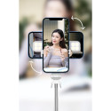 Selfie stick LED  tripod + remote control white SSTR-20