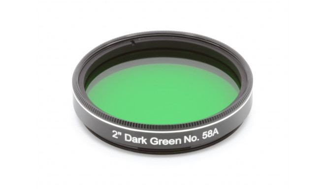 Filter 2" EXPLORE SCIENTIFIC Dark Green No.58A