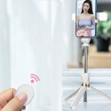 Selfie stick LED  tripod + remote control white SSTR-20