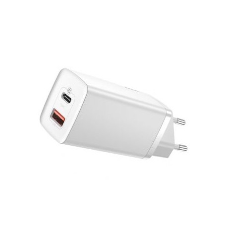 Baseus MOBILE CHARGER WALL 65W / WHITE CCGAN2L-B02