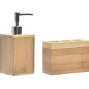 Bath Set DKD Home Decor Natural Bamboo 13 x 5 x 9 cm