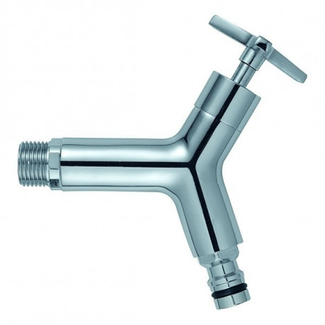 Veekraan, kroomitud (Design) ¾"