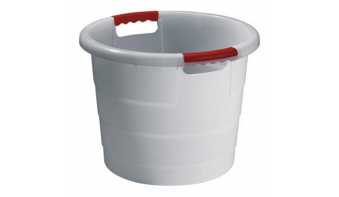 Multi-purpose round container TONI, white 30L