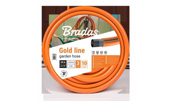 Laistymo žarna Gold Line 1/2'-50m, oranžinė