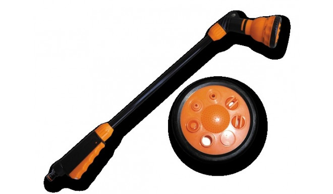 Varrega pihusti - kastmispüstol BLACK LINE 7-mustrit 65cm QUICK STOP