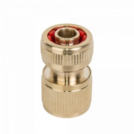Quick connector without stop 1/2" - BRASS