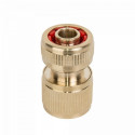 Quick connector without stop 1/2" - BRASS