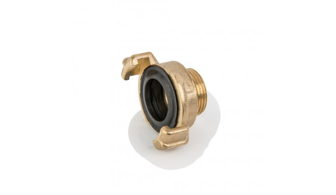 GEKA Hose quick connector, 3/4" male - BRASS