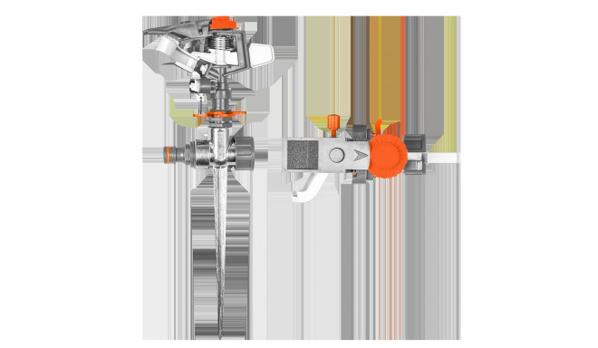 WHITE LINE Pulsating sprinkler on metal spike