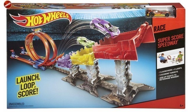 Mattel Hot Wheels Record race, race track