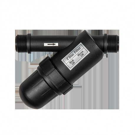 Vahefilter, mesh 120, 1" male threads, disk filter