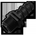 Connector 3/4" male thread, 16mm hose barb