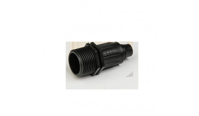 QJ jungtis PE vamzdžiams 16mm, išorinis sriegis 3/4"