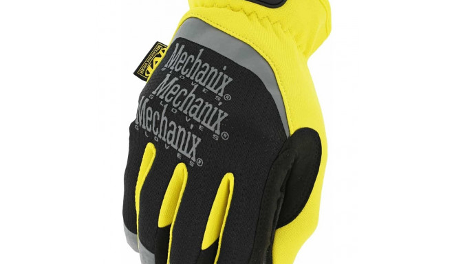 Перчатки Mechanix FastFit® 01 чёрный/желтый L