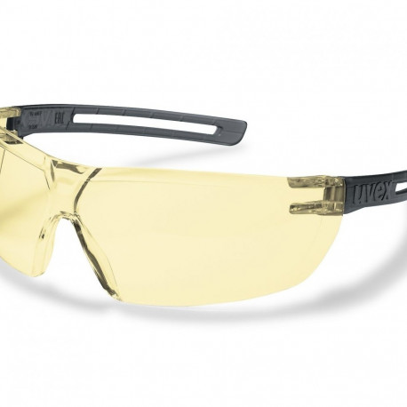 Kaitseprillid Uvex X-fit, kollane lääts supravision excellence udu- ja kriimustuskindla kattega, raa