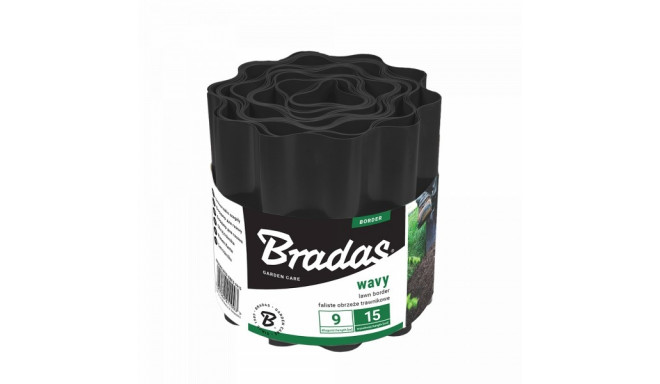 Muruääris laineline Bradas, must 15cm